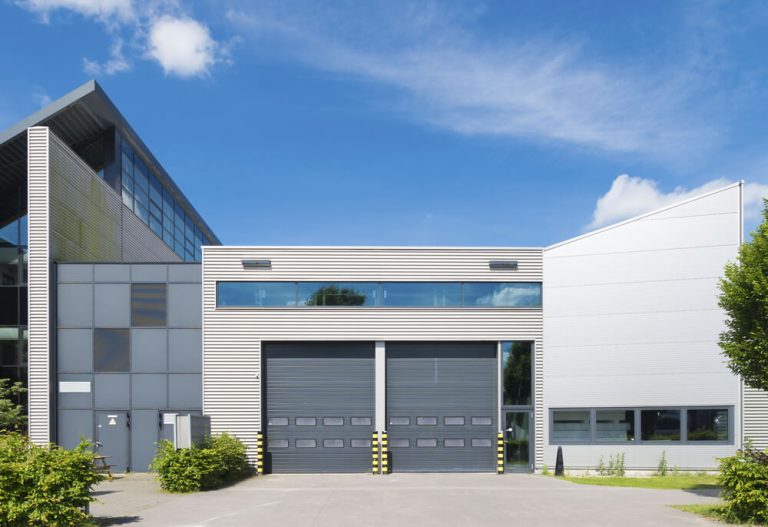 Commercial garage door installation