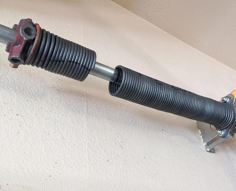 Garage door springs repair