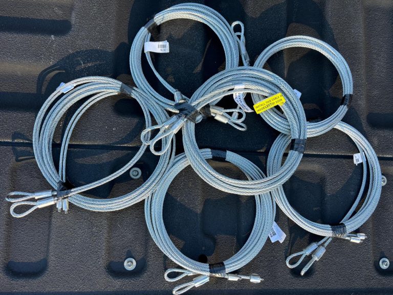 Garage door cables repair